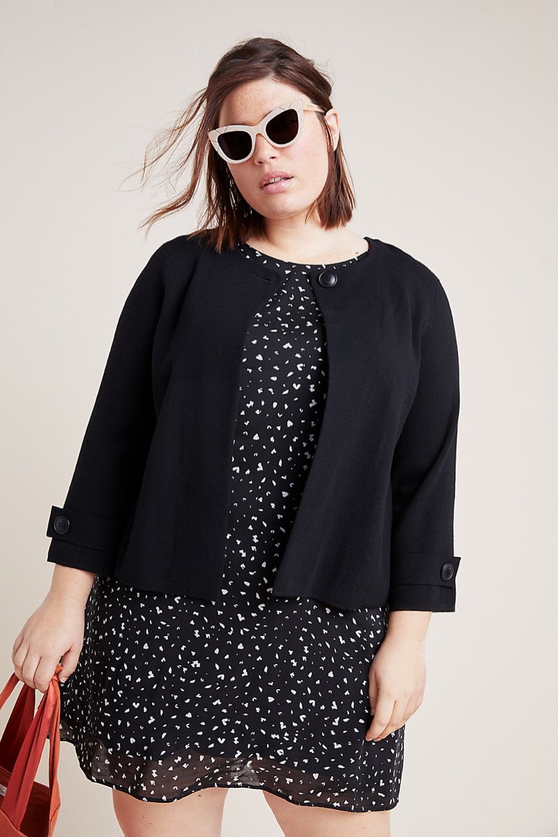 Anthropologie Jessalyn Knit Blazer $160