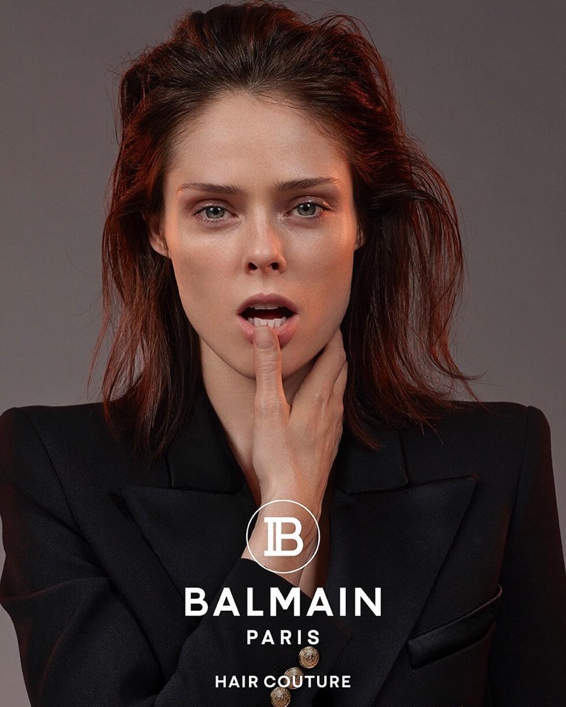 Coco Rocha stars in Balmain Hair Couture spring-summer 2019 campaign