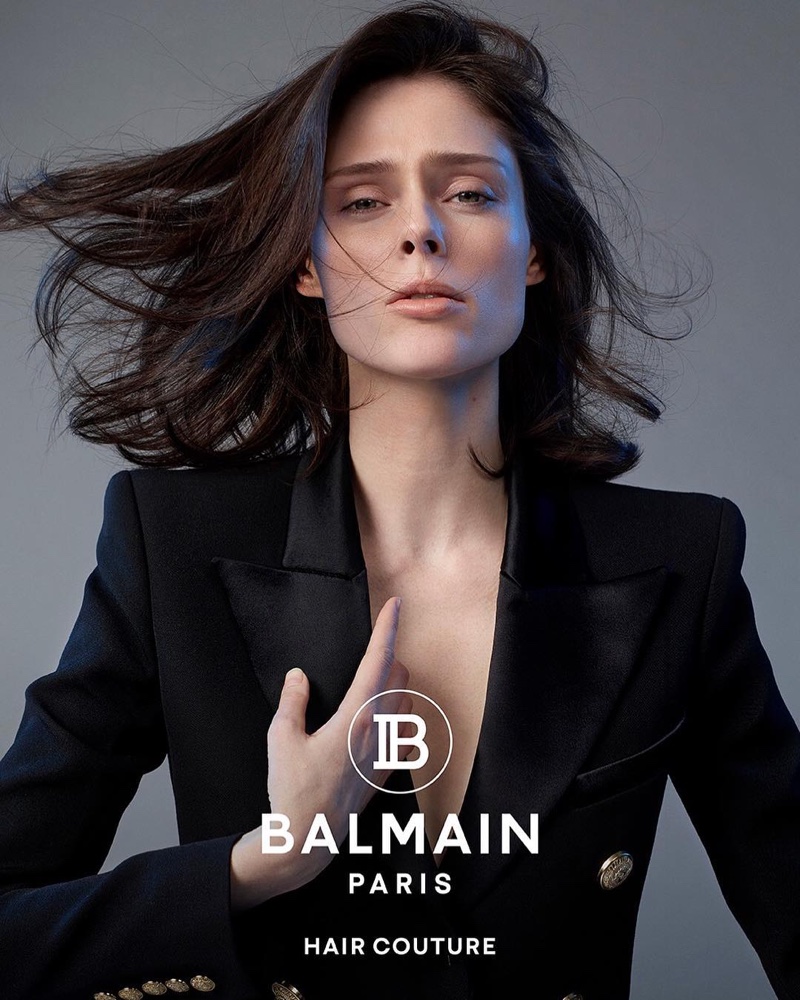 Balmain Hair Couture enlists Coco Rocha for spring-summer 2019 campaign