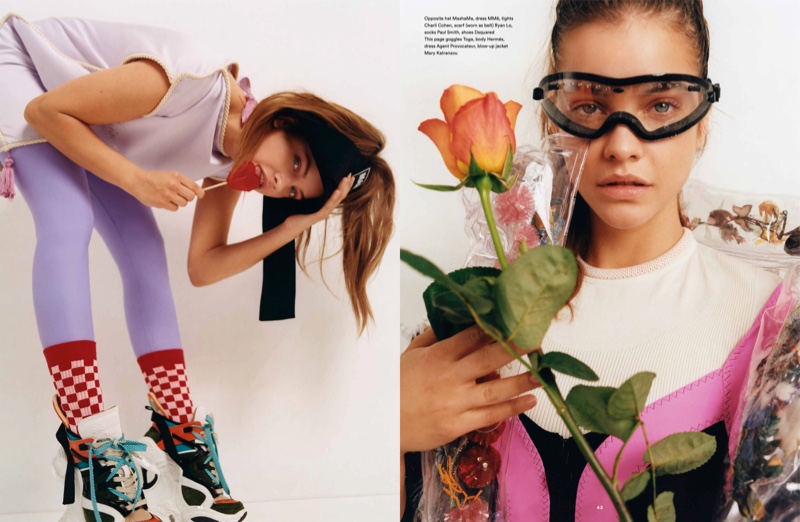 Barbara Palvin Poses in Whimsical Looks for EXIT Magazine