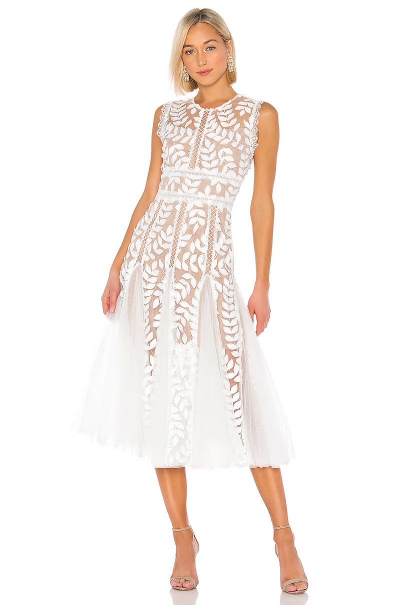 Bronx and Banco Saba Blanc Midi Dress $437