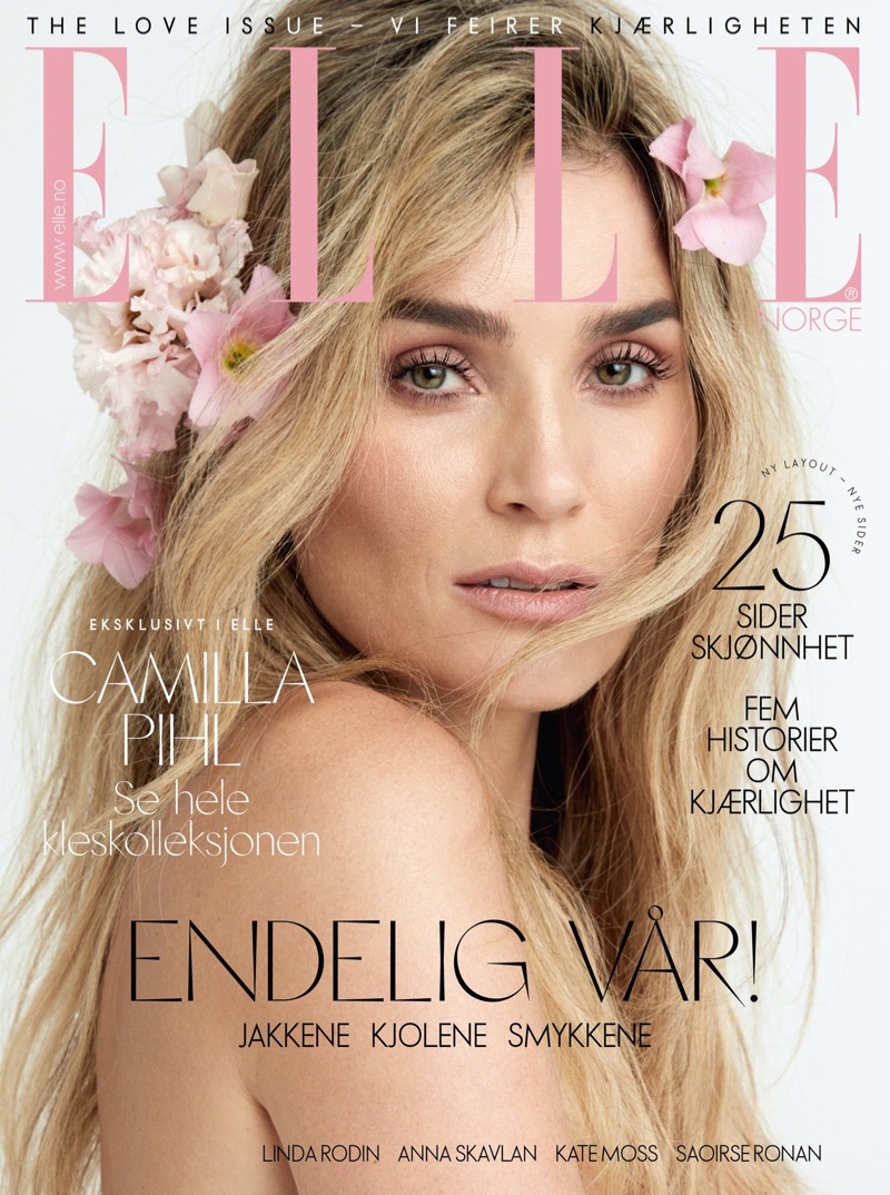 Camilla Pihl Poses in Relaxed Looks for ELLE Norway