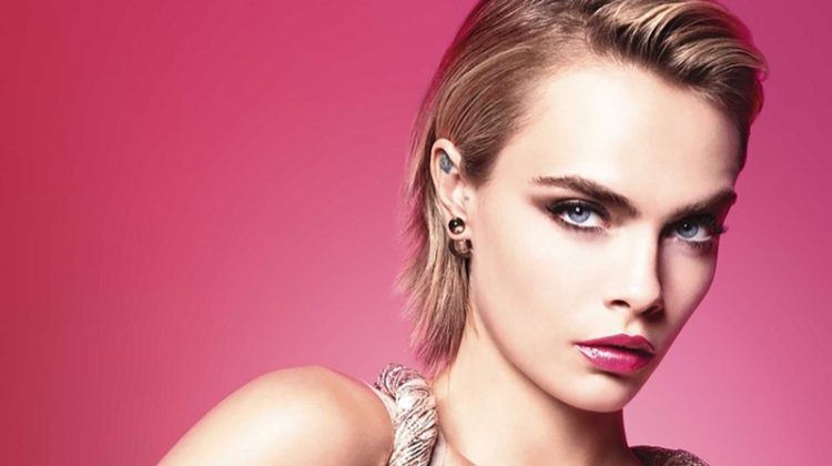 Cara Delevingne stars in Dior Addict Stellar Shine campaign