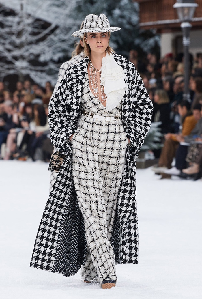 Chanel Fall Winter 2019 Runway Fashion Gone Rogue Fall Winter 2019 Runway Fashion, Chanel Black And White Winter Coat