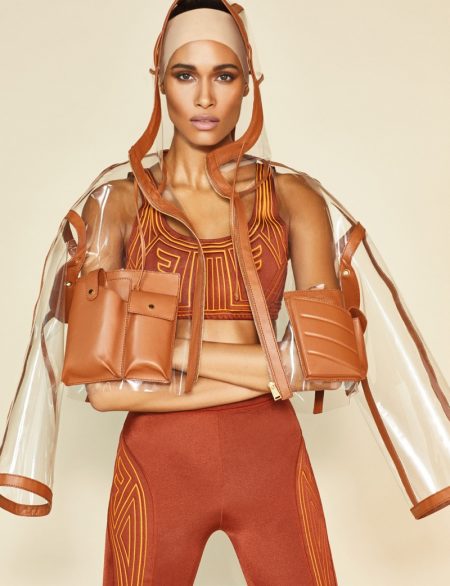 Cindy Bruna Sports Fendi Looks for Wonderland Magazine Cindy Bruna Sports Fendi Looks for Wonderland Magazine