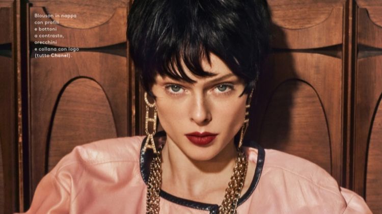 Coco Rocha Models Retro Style for Grazia Italy