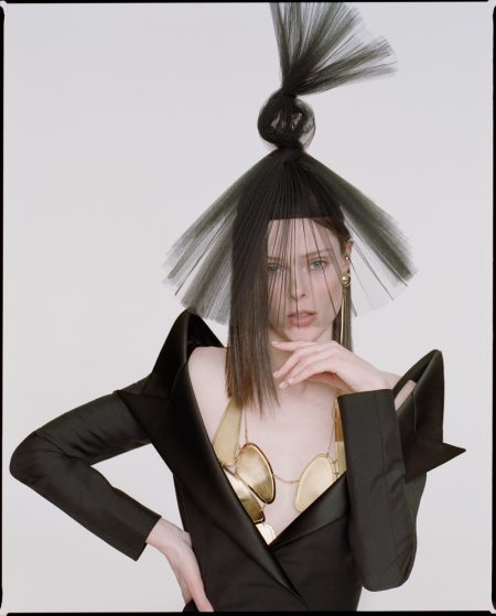Coco Rocha Poses in Jean Paul Gaultier for Harper's Bazaar Ukraine Coco Rocha Poses in Jean Paul Gaultier for Harper's Bazaar Ukraine