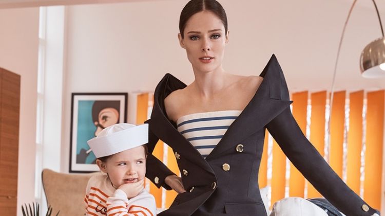 Coco Rocha & Daughter Ioni Pose for ELLE Russia