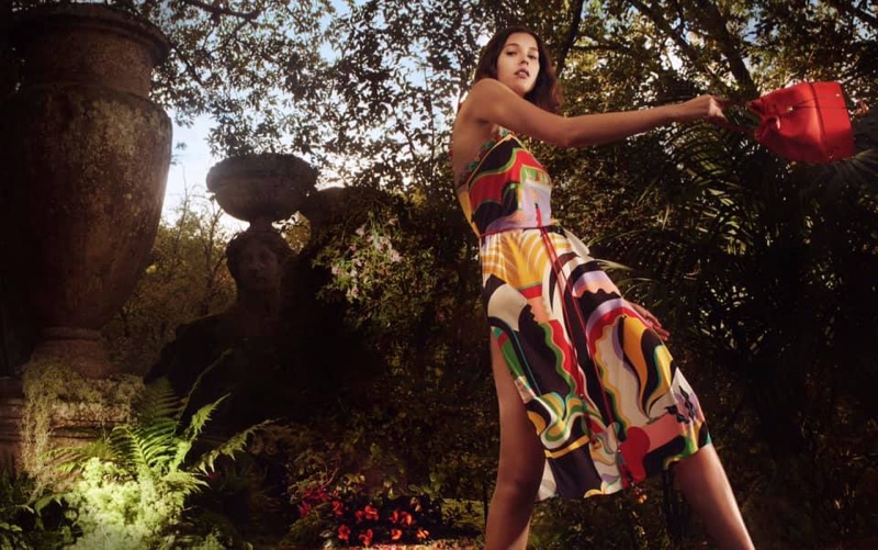 An image from the Emilio Pucci spring 2019 advertising campaign