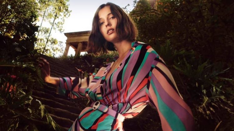 Mali Koopman Shows Off Her Moves in Emilio Pucci Spring 2019 Campaign