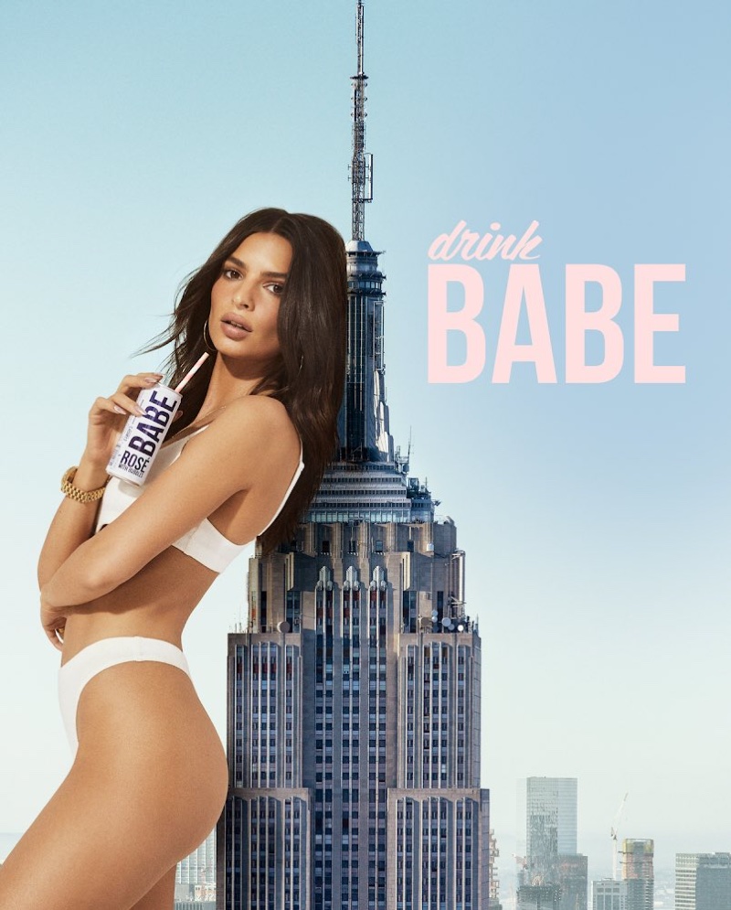 Emily Ratajkowski stars in Drink Babe campaign