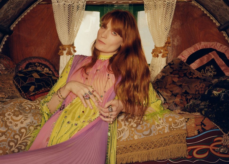 Florence Welch stars in Gucci jewelry campaign