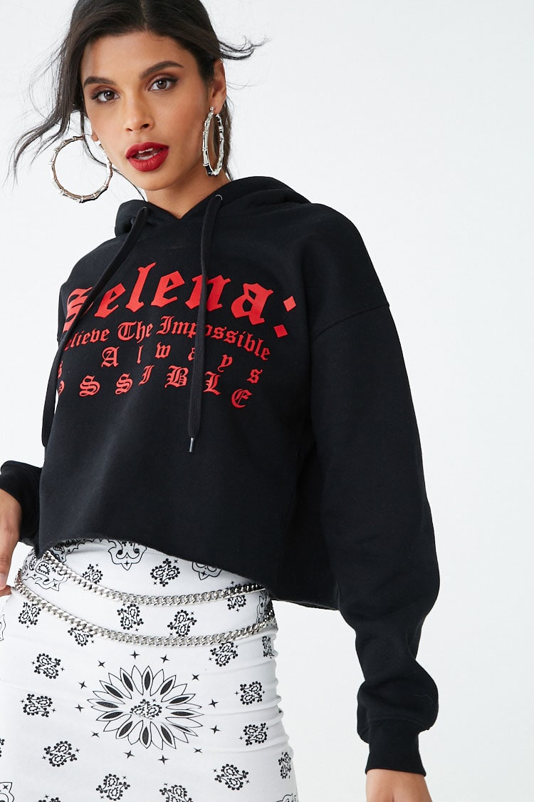 Forever 21 x Selena Cropped Hoodie $34.90