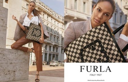 Joan Smalls & Chiara Scelsi Front Furla Spring 2019 Campaign Joan Smalls stars in Furla spring-summer 2019 campaign