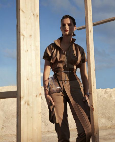 Giedre Dukauskaite Embraces Neutral Styles for Harper's Bazaar Giedre Dukauskaite Embraces Neutral Styles for Harper's Bazaar