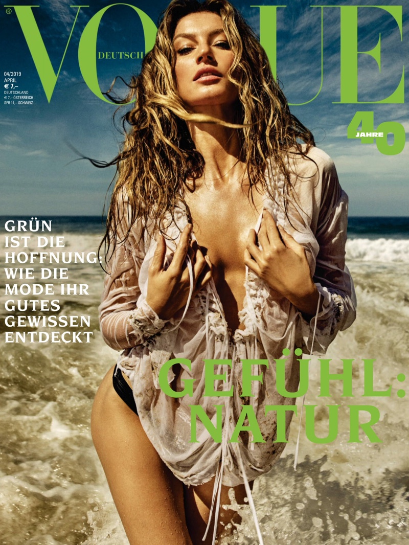 Gisele Bundchen on Vogue Germany April 2019 Cover