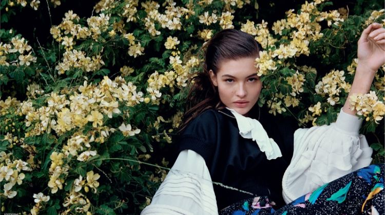 Grace Elizabeth is in Full Bloom for Vogue Russia