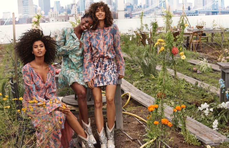 Imaan Hammam, Oumie Jammeh and Alanna Arrington front H&M Conscious Exclusive 2019 campaign