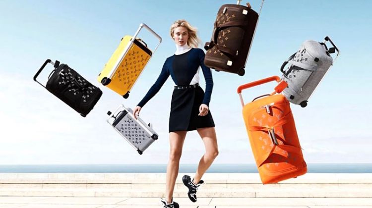 Louis Vuitton showcases new luggage Horizon line with model Karlie Kloss