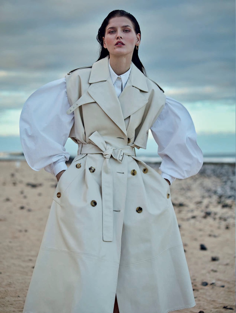 Katlin Aas Marie Claire Italy Beach Fashion Editorial