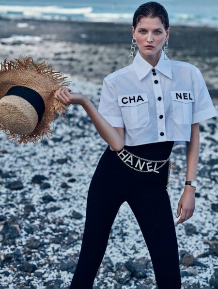 Katlin Aas Poses in Statement Styles for Marie Claire Italy Katlin Aas Poses in Statement Styles for Marie Claire Italy