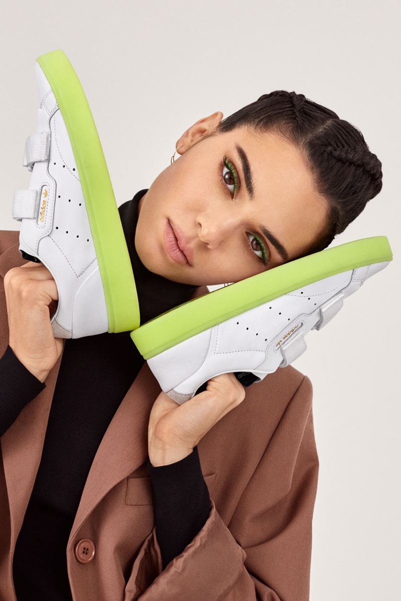 Kendall Jenner models the adidas Originals Sleek sneaker for spring-summer 2019