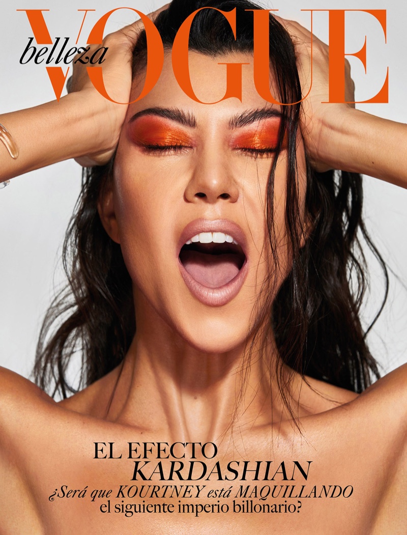 Kourtney Kardashian for Vogue Mexico Beauty April 2019 Cover