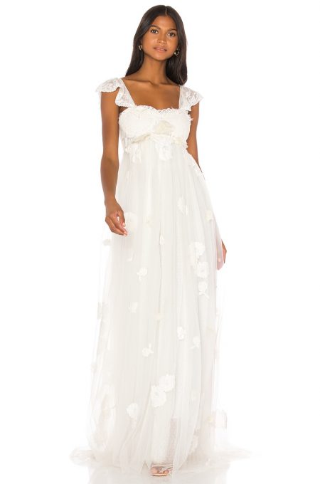The 'I Do' Edit: REVOLVE's Glam Wedding & Bridesmaid Dresses LOVESHACKFANCY Irene Bridal Gown $1,195