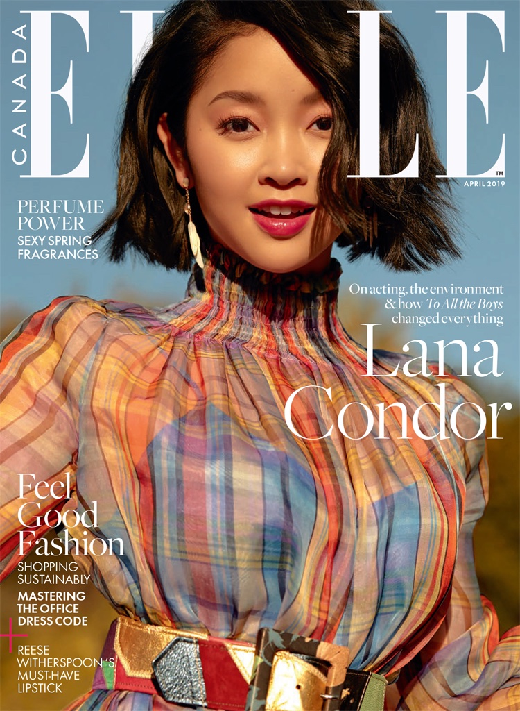 Lana Condor on ELLE Canada April 2019 Cover