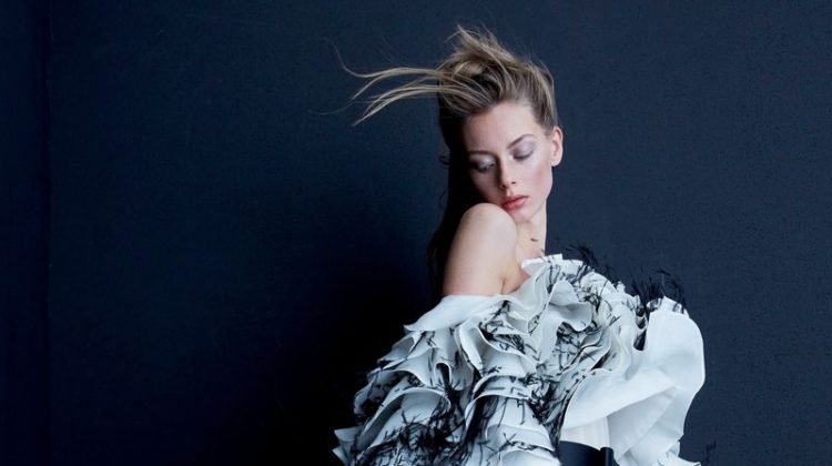 Lauren de Graaf Charms in Haute Couture for Vogue Taiwan