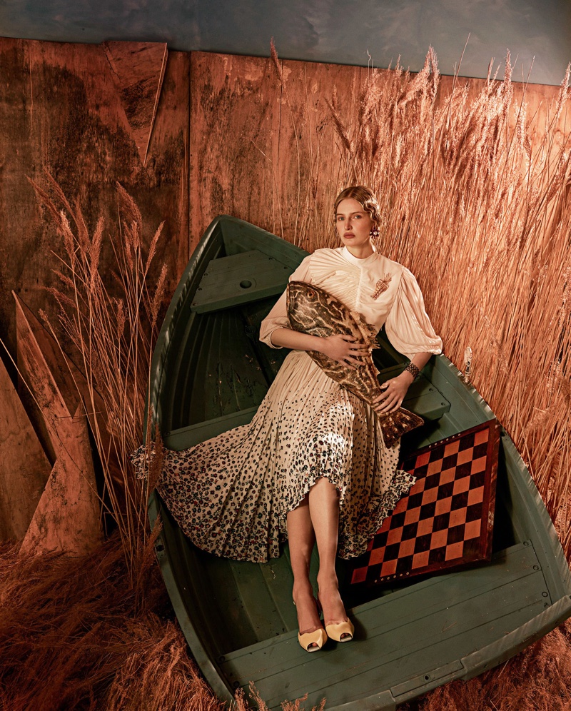 Leah Rodl Gets Surreal for How to Spend It Magazine