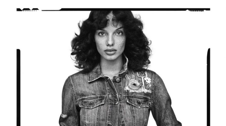 Alicia Herbeth Rocks Denim in Love Moschino Spring 2019 Campaign