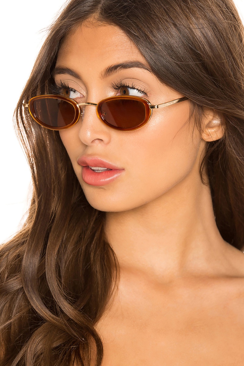 My My My Wyst Sunglasses in Gold with Brown Lenses $92