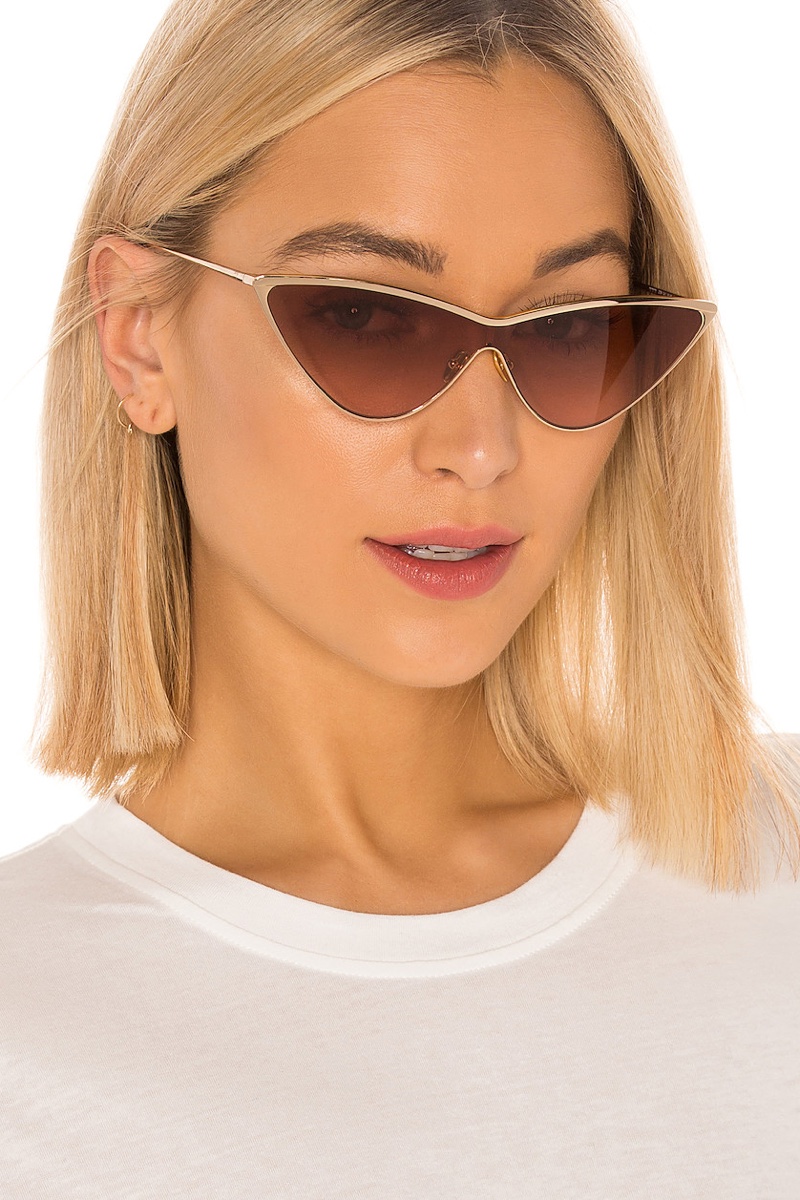 My My My Zyon Sunglasses in Gold with Taupe Gradient Lenses $118