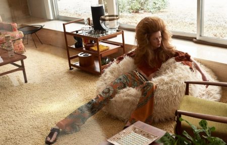 Rianne van Rompaey Models Retro Looks for W Magazine Rianne van Rompaey Models Retro Looks for W Magazine