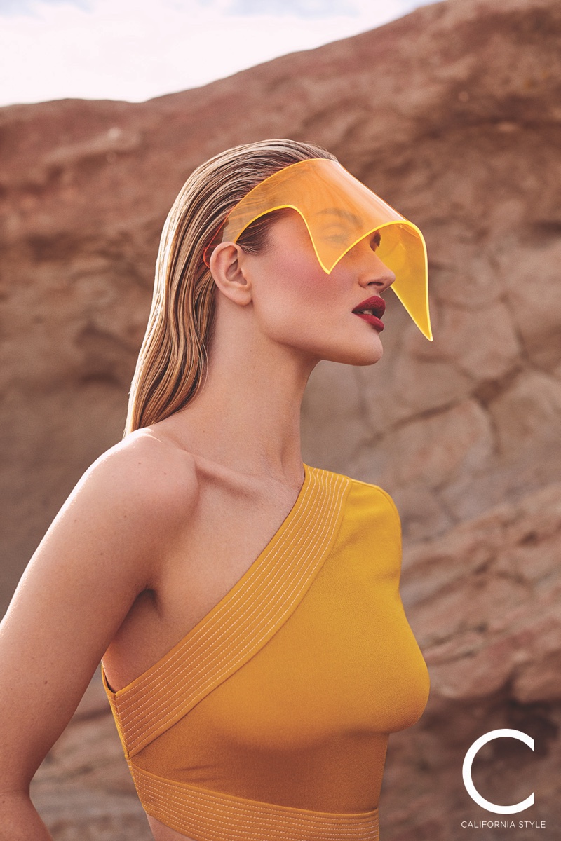 Rosie Huntington-Whiteley is a Desert Vixen for C Magazine