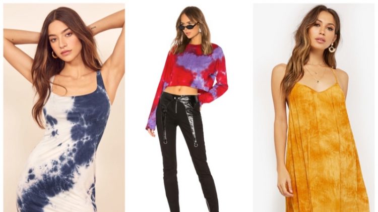 Tie-dye trend women fashion