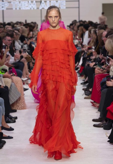 Valentino Delivers Romance for Fall 2019