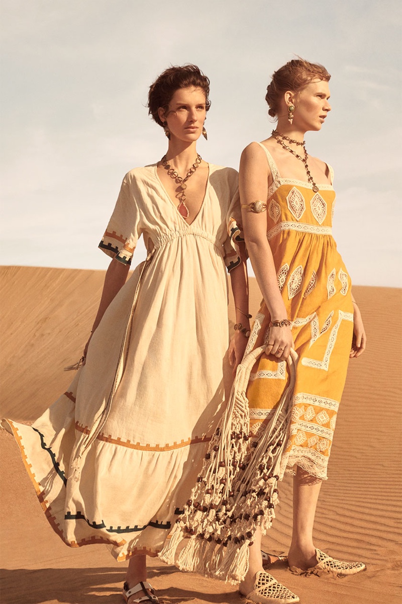 Long dresses take the spotlight in Zara Collection spring-summer 2019 campaign