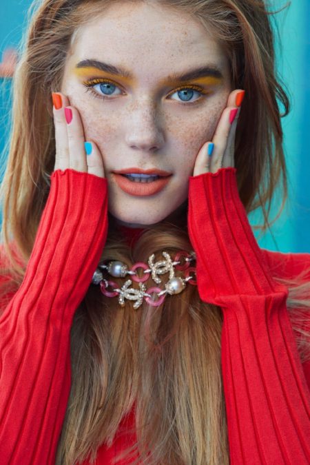 Alexandra Porfirova Models Bold Beauty for Glamour Bulgaria Alexandra Porfirova Models Bold Beauty for Glamour Bulgaria