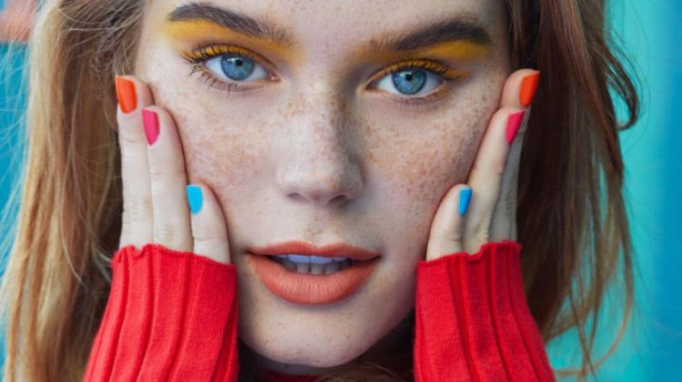 Alexandra Porfirova Models Bold Beauty for Glamour Bulgaria