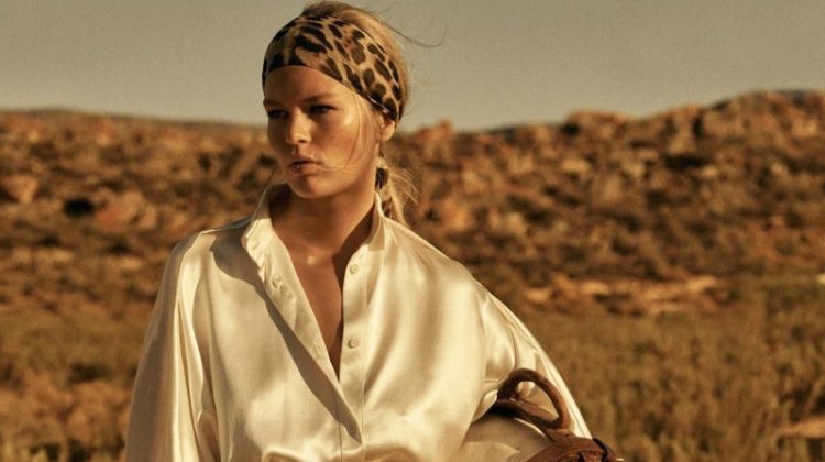 Anna Ewers Takes On Safari Style for Vogue Paris