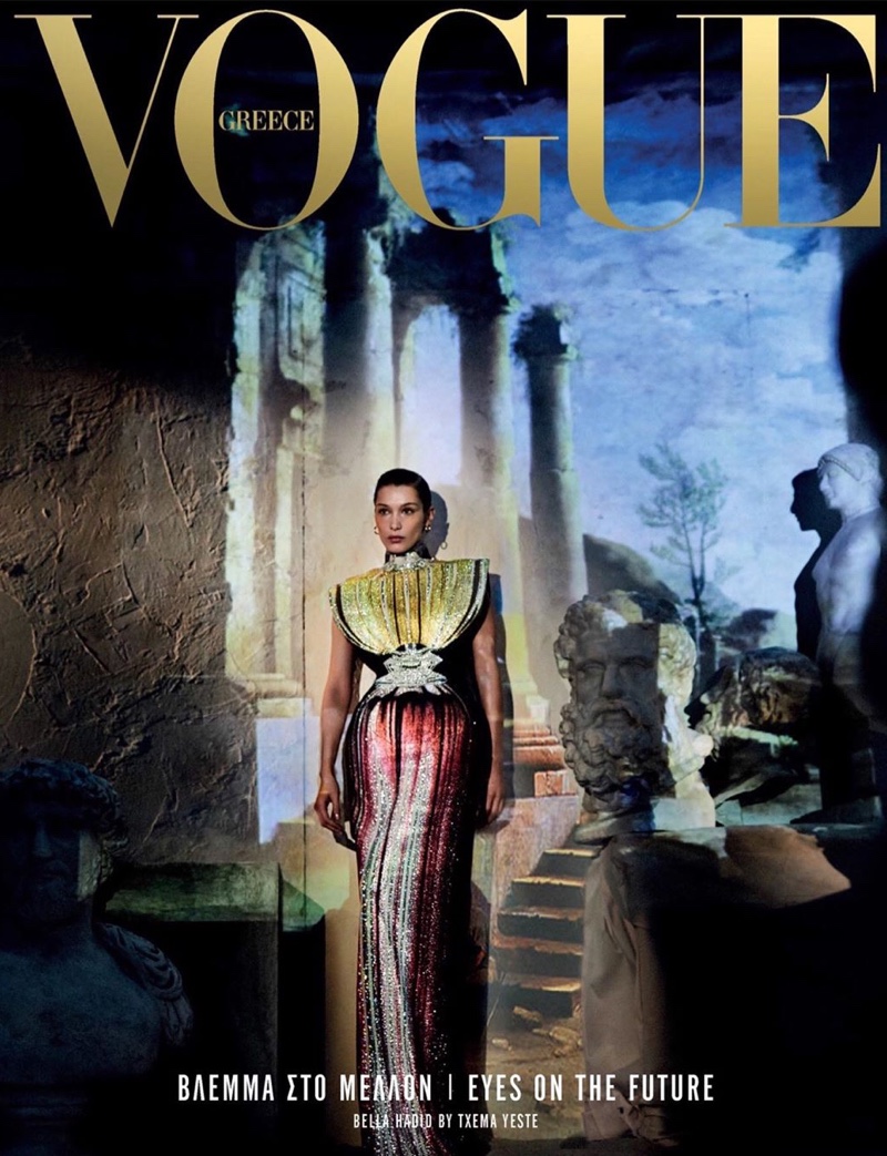 Bella Hadid on Vogue Greece April 2019 Cover