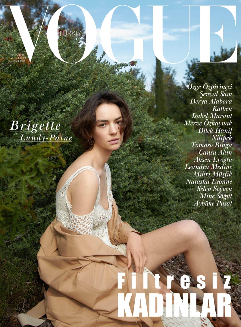 Brigette Lundy-Paine on Vogue Turkey April 2019 Cover