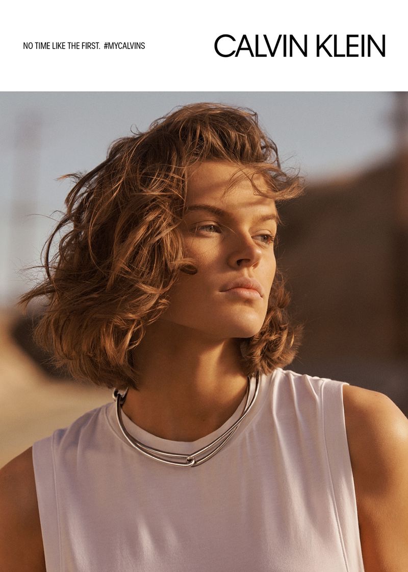 Cara Taylor stars in Calvin Klein Jewelry + Watches spring-summer 2019 campaign