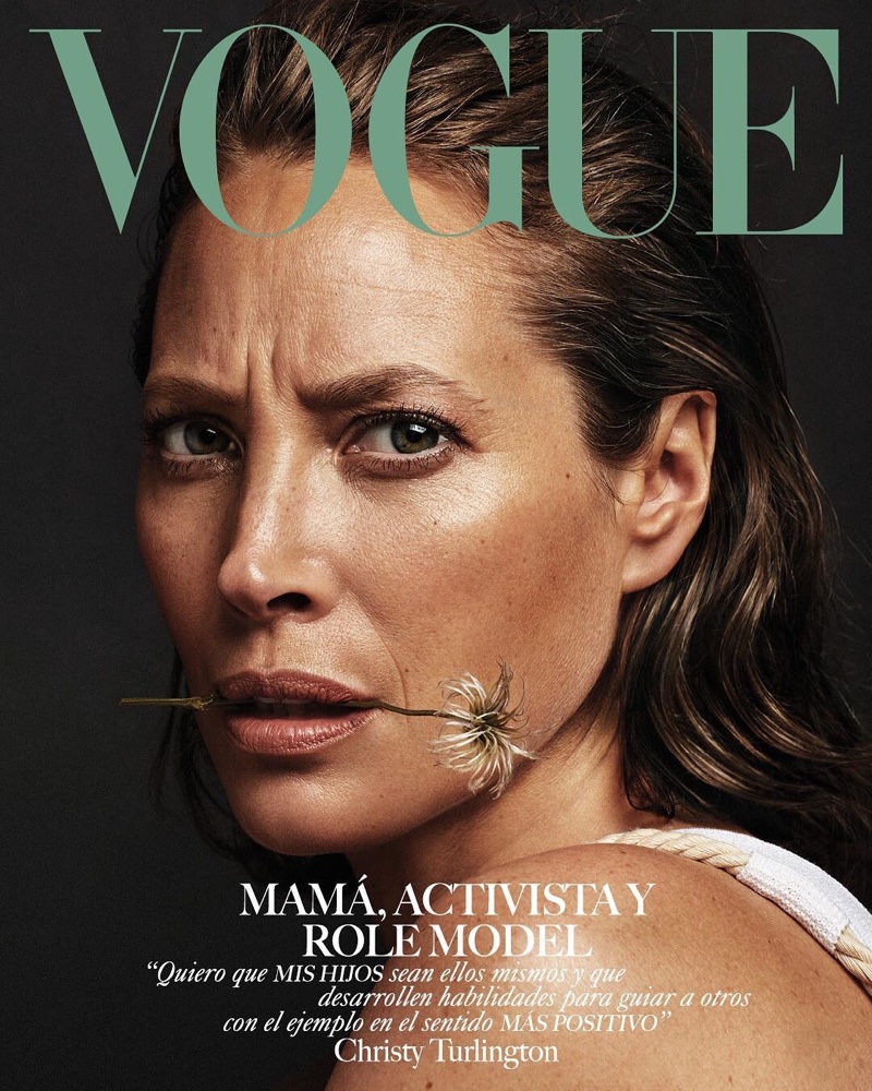 Christy Turlington on Vogue Mexico May 2019 Cover