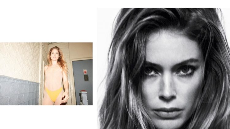 Doutzen Kroes Wears Stripped Down Styles in Vogue Netherlands