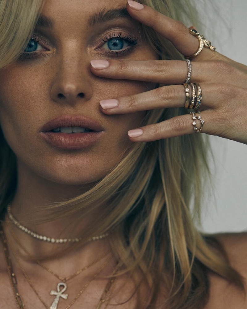 Jewelry brand Logan Hollowell taps Elsa Hosk for its latest campaign