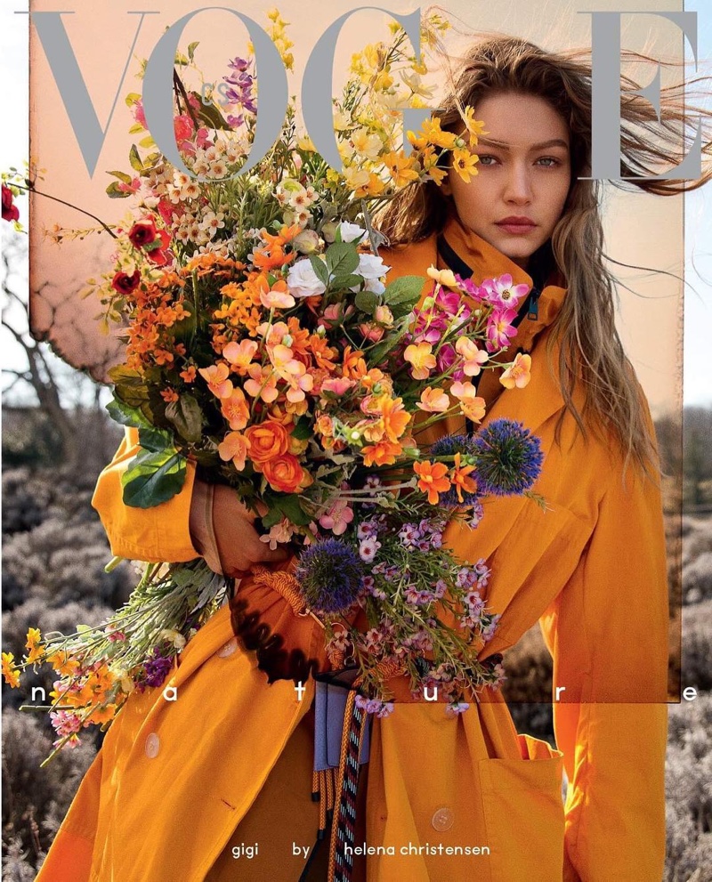 Supermodel Gigi Hadid on Vogue Czechoslovakia May 2019 Cover