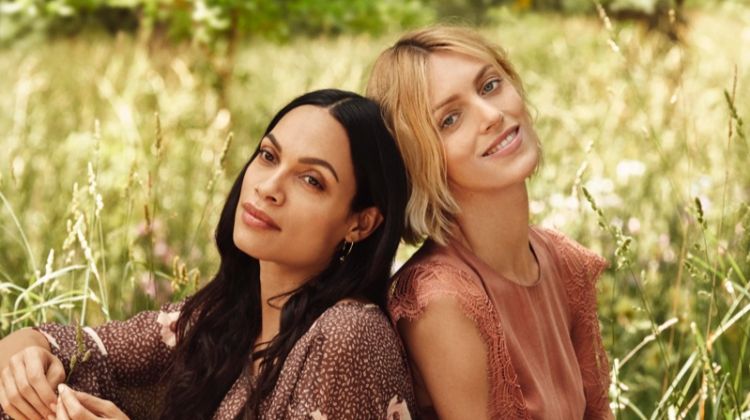 Rosario Dawson and Anja Rubik star in H&M Conscious Collection 2019 campaign